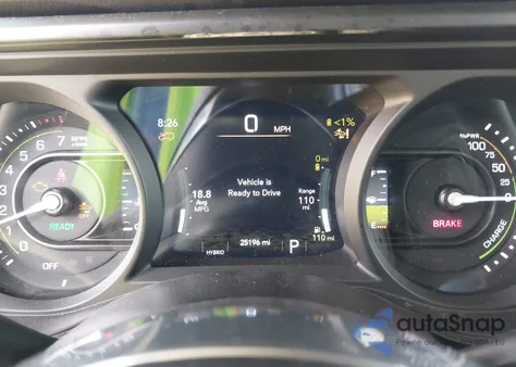 2024 Jeep Wrangler Sahara 4Xe из США, поврежденный, VIN 1C4RJXP68RW232069